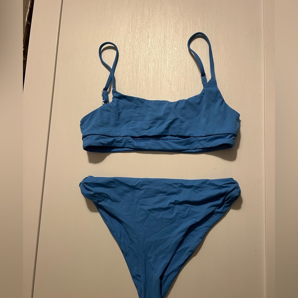 Blue cut out bikini (Free People)